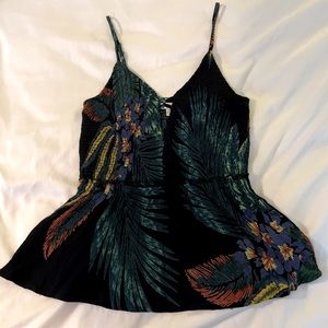 Women’s Strappy Tropical Blouse